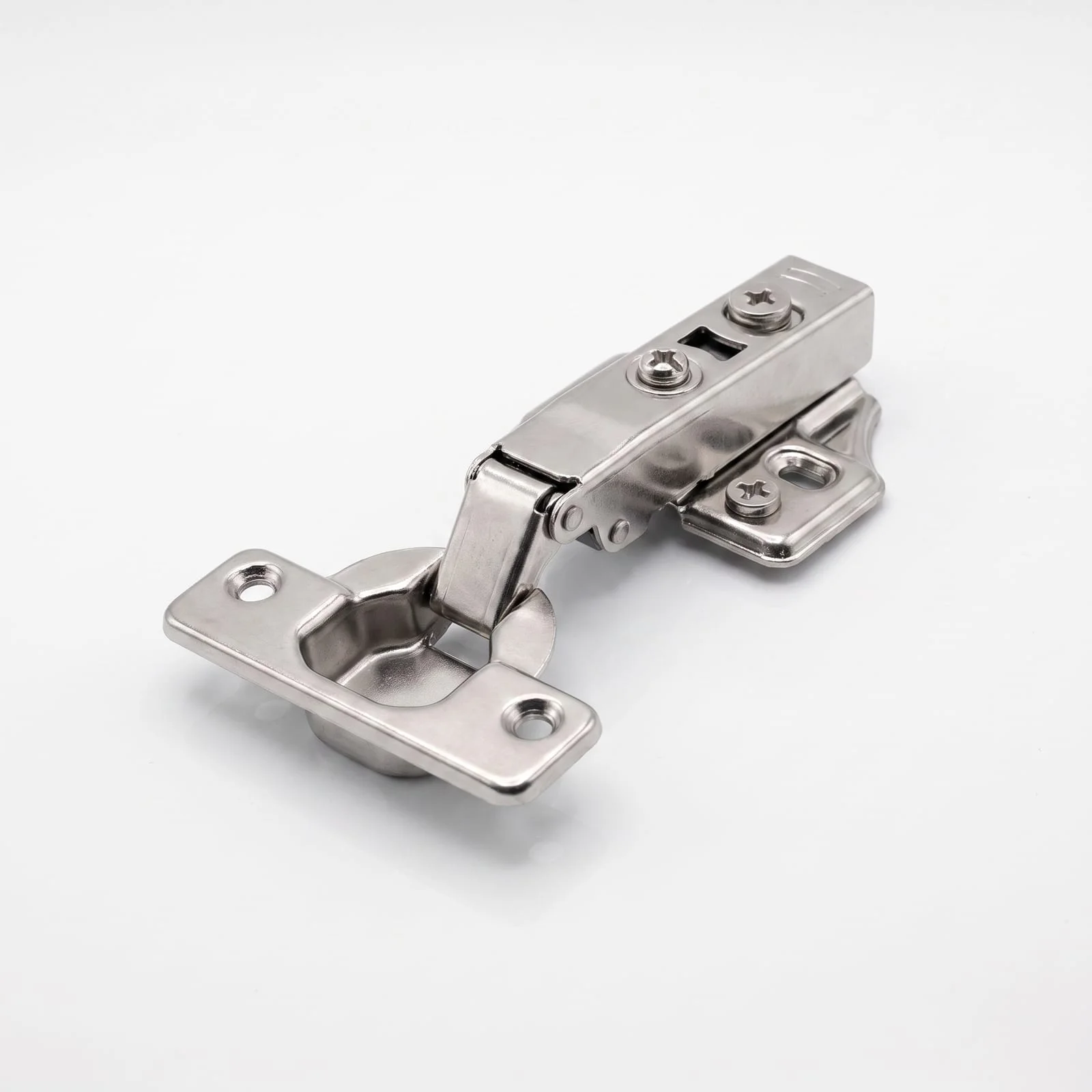 Gozne 3D Hidráulico Stainless Steel — 1/4